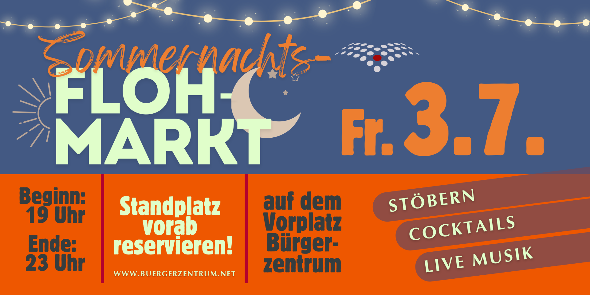 2026-07-03 Sommernachts-Flohmarkt - Banner - 1